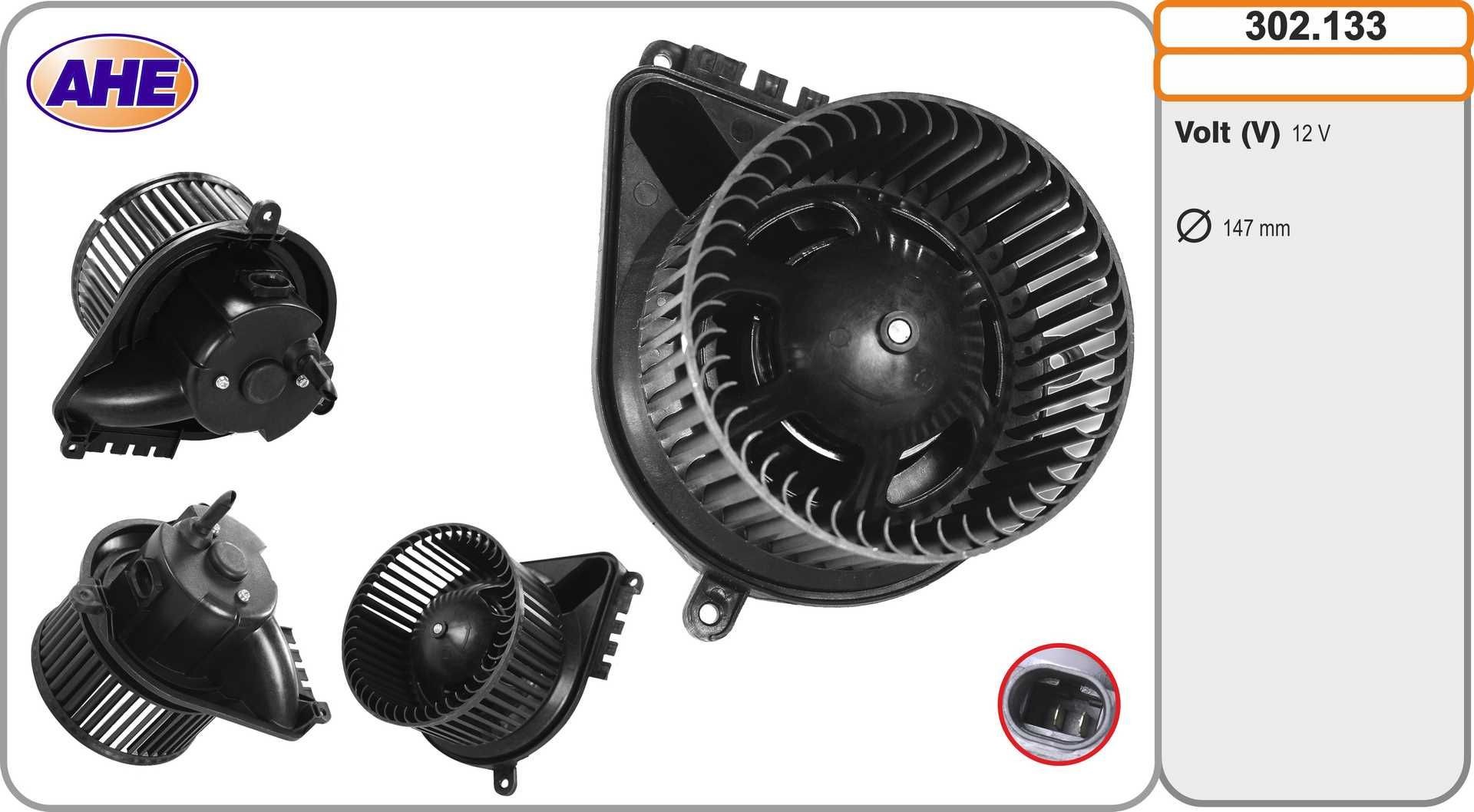AHE Pulseur d'air habitacle 302.133 Ventilateur clim AHE CHEVROLET 302.133
