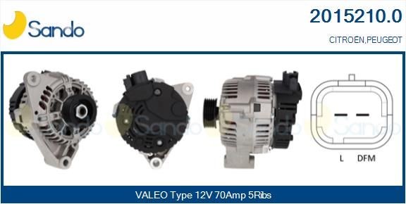 SANDO Laturi 2015210.0 2015210.0 SANDO Laturi PEUGEOT J5