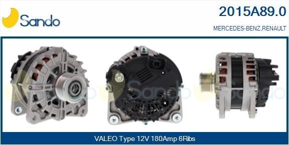 SANDO Lichtmaschine 2015A89.0 Lichtmaschine SANDO Renault 25 2015A89.0