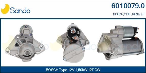 SANDO Starter 6010079.0 Starter SANDO MEGANE 6010079.0 billig