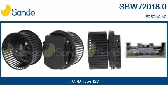 SANDO Vnútorný ventilátor SBW72018.0 SBW72018.0 Vnútorný ventilátor VOLVO XC60 SANDO
