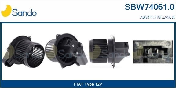 SANDO Μοτέρ, βεντιλατέρ ψυγείου SBW74061.0 Μοτέρ, βεντιλατέρ ψυγείου SANDO Fiat PANDA SBW74061.0