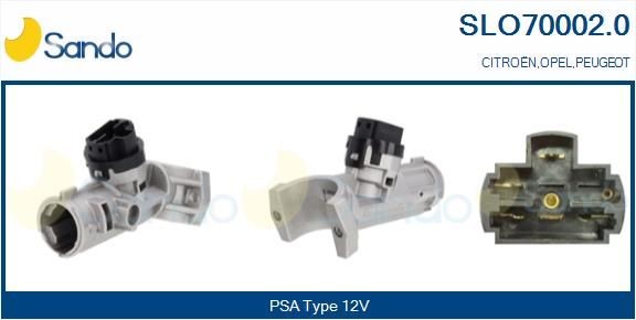 SANDO Virtalukko SLO70002.0 SLO70002.0 SANDO Virtalukko Opel MERIVA hinta