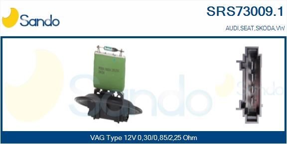 SANDO Odpor vnútorného ventilátora SRS73009.1 SRS73009.1 SANDO Odpor vnútorného ventilátora Honda lacné