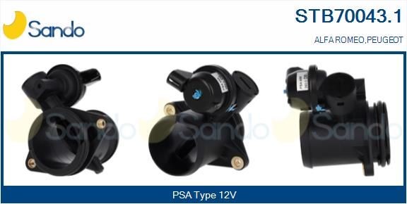 SANDO Gasspjeld STB70043.1 Spjeldhus SANDO PARTNER STB70043.1 billige