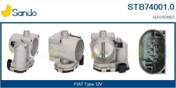 Corpo de borboleta SANDO STB74001.0 SANDO STB74001.0 Caixa de borboleta de admissão ALFA ROMEO 147 2000