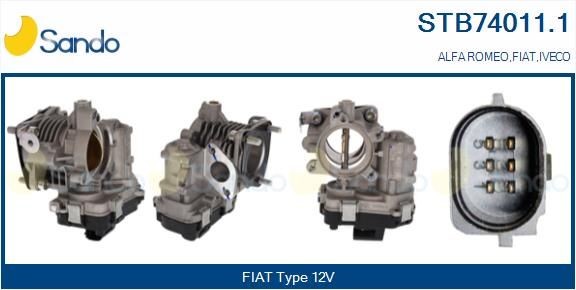 Gasklephuis SANDO STB74011.1 SANDO STB74011.1: Gashuisklep Alfa Romeo 147 2003