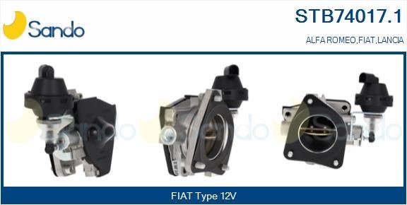 Gasspjeld SANDO STB74017.1 SANDO STB74017.1 Gasspjeldhus ALFA ROMEO 156 2006