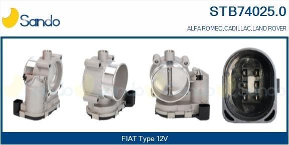 Spjällhus SANDO STB74025.0 SANDO STB74025.0: Gasreglage Alfa Romeo SPIDER 2008