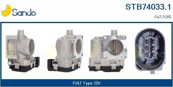 SANDO Kaasuläppäkotelo STB74033.1 STB74033.1 SANDO Kaasuläppäkotelo Fiat MULTIPLA hinta