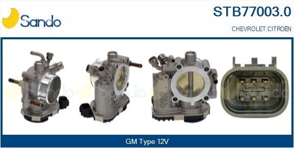 SANDO Corpo farfallato STB77003.0 STB77003.0 costo Corpo farfallato SANDO CITROËN XSARA