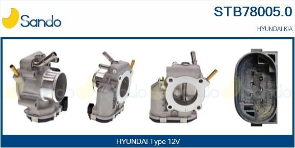 SANDO Gasspjæld STB78005.0 Gasspjæld SANDO ix35 STB78005.0 billig