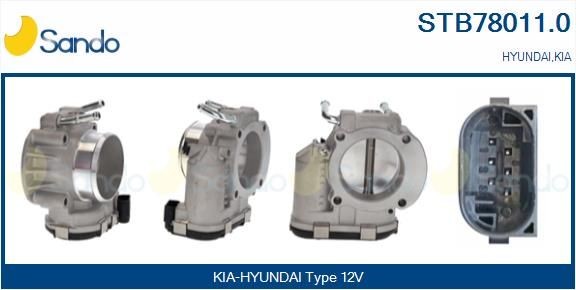 SANDO Corpo farfallato STB78011.0 STB78011.0 Corpo farfallato SANDO HYUNDAI ix35 costo