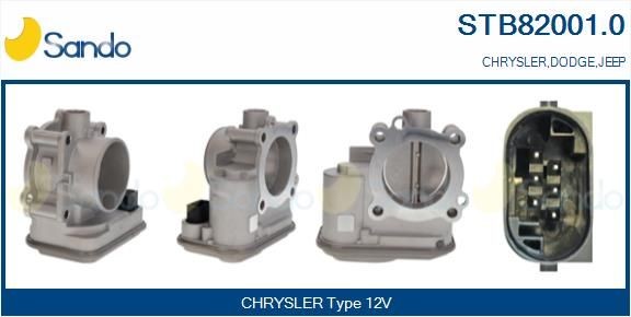 SANDO Spjällhus STB82001.0 STB82001.0 SANDO spjällhus JEEP PATRIOT