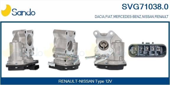 SANDO EGR-ventil SVG71038.0 EGR SANDO R-klasse SVG71038.0 billig