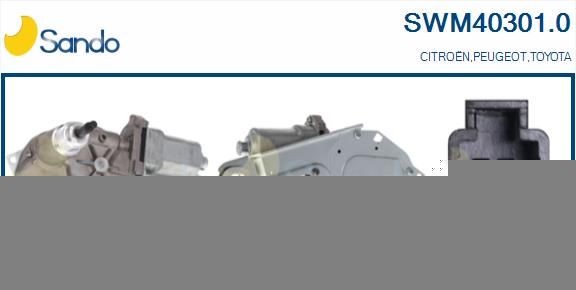 SANDO Braccio tergi, Pulizia cristalli SWM40301.0 SWM40301.0 costo Braccio tergicristallo OPEL MOKKA SANDO