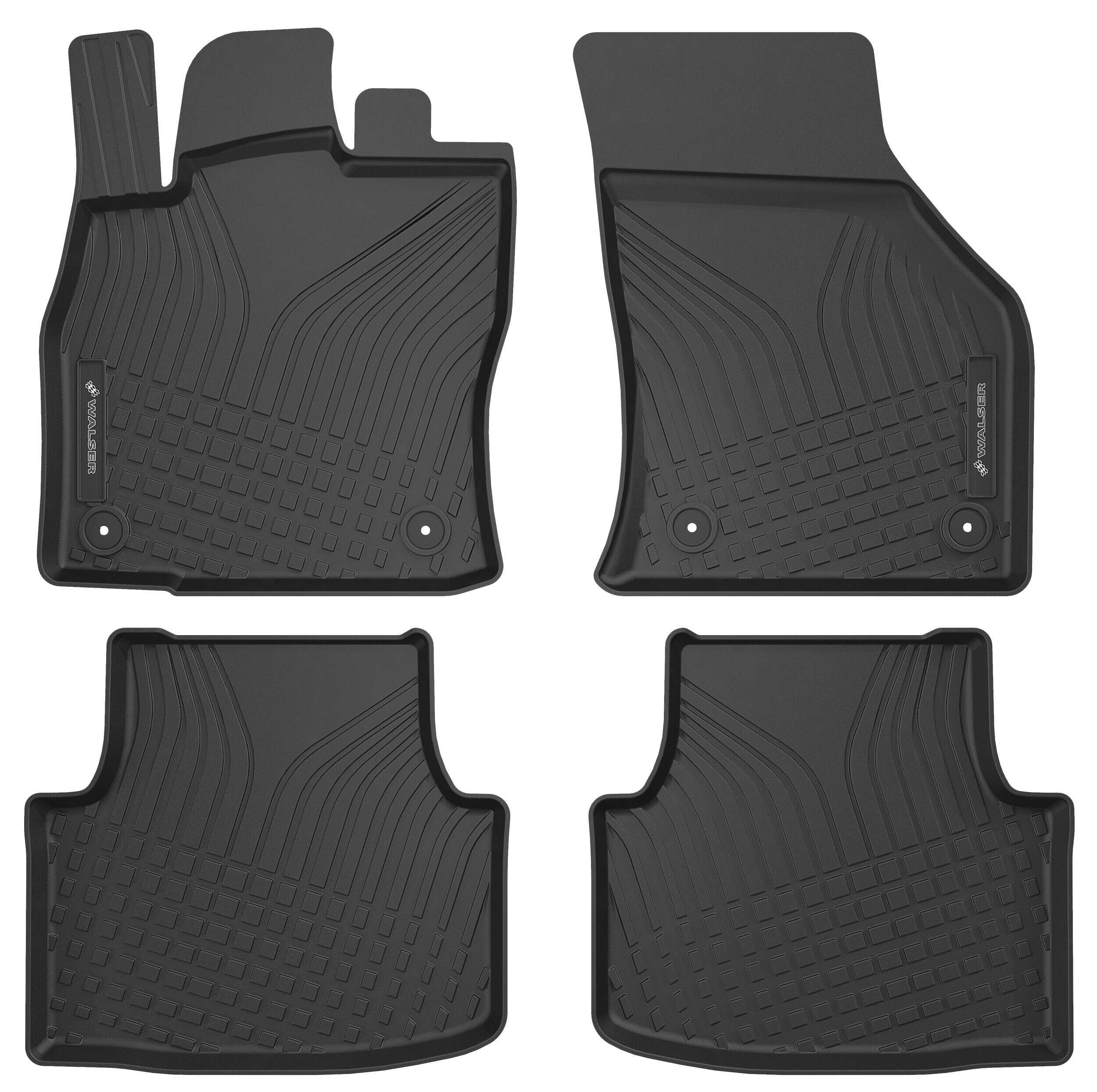 WALSER Paklāju komplekts 100145 Paklājiņi pēc auto modeļiem WALSER Seat TARRACO 100145