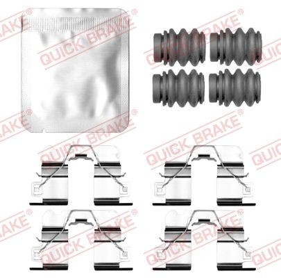 QUICK BRAKE Monteringssats, bromsbelägg 109-0213 QUICK BRAKE 109-0213 Monteringssats, bromsbelägg HYUNDAI Kona (SX2)