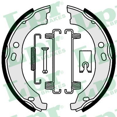 LPR Handbromsbackar 01003 01003 Handbromsbackar LPR ALFA ROMEO 156