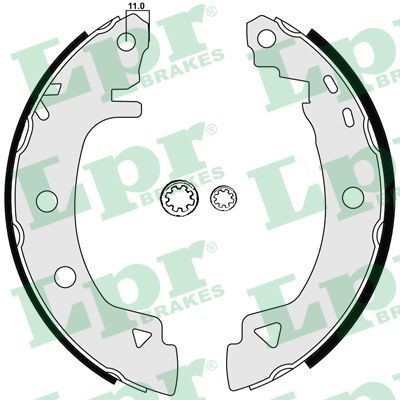 Brake Shoe Set LPR 04920 LPR 04920 2023 RENAULT MEGANE brake shoes replacement