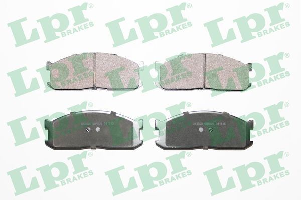 LPR Brake pad set 05P039 05P039 LPR brake pads for MAZDA 6