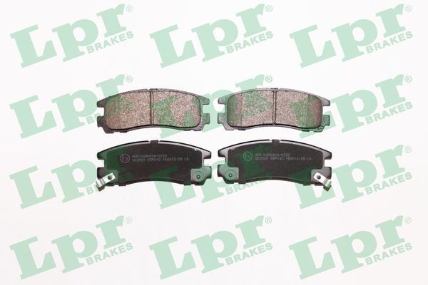 LPR Piduriklotsid 05P043 05P043 Sport piduriklotsid HYUNDAI KONA LPR
