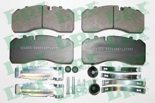 LPR Plaquettes de frein 05P1075 05P1075 Plaquettes de frein LPR ALFA ROMEO 147