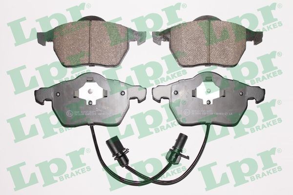 LPR Brake pad set 05P1087 05P1087 LPR brake pads MAZDA 6