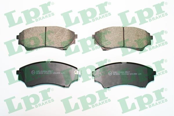 LPR Bromsbelägg 05P1499 MAZDA B-serie Flak/Chassi (UN) Bromsbelägg LPR 05P1499