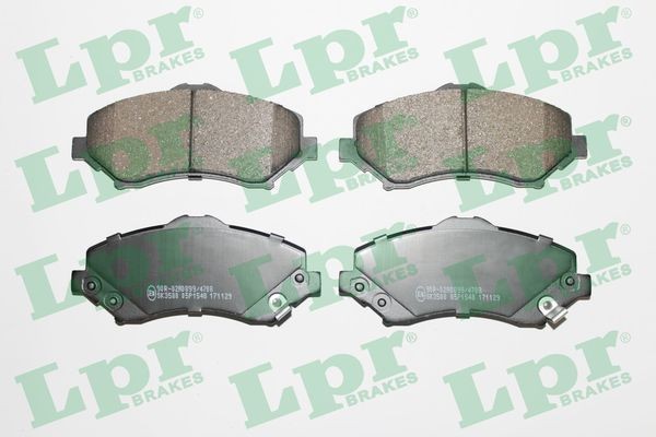 LPR Remblokken 05P1548 Fiat FIORINO Remblokkenset LPR 05P1548
