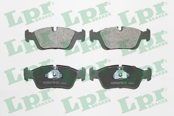LPR Remblokken 05P331 SsangYoung MUSSO Remblokkenset LPR 05P331