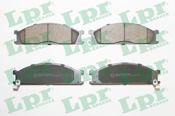 LPR Bromsbelägg 05P378 05P378 Bromsbelägg LPR NISSAN CABSTAR E