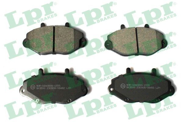 LPR Kit pastiglie freni 05P482 LPR 05P482 Kit pastiglie freni FORD Transit Mk4 Camion pianale/Telaio (VE83) 2.5 TD 75 CV 1998