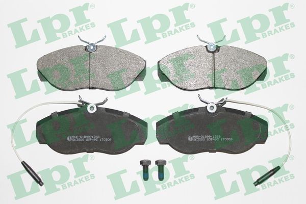 LPR Kit pastiglie freni 05P493 LPR 05P493 Kit pastiglie freni FIAT Ducato I Camion pianale/Telaio (290) 1.9 TD 82 CV 1993