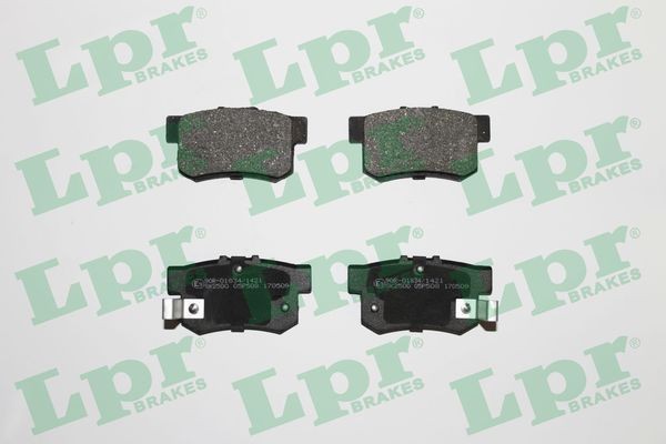 LPR Kit pastiglie freni 05P508 05P508 costo Pastiglie dei freni LPR HONDA CR-Z