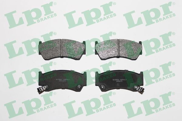 LPR Brzdové doštičky/platničky 05P617 Športové brzdové doštičky LPR Nissan NP300 PICKUP 05P617