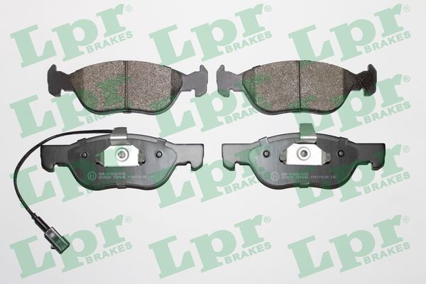 LPR Τακάκια φρένων 05P646 Τακάκια φρένων LPR Alfa Romeo MITO 05P646