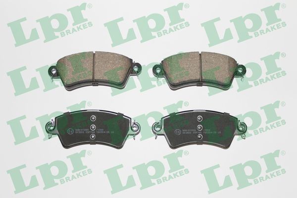 LPR Brake pad set 05P766 05P766 LPR brake pads for PEUGEOT 5008