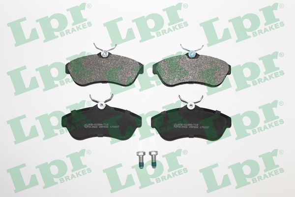LPR Bromsbelägg 05P806 05P806 LPR bromsklossar Citroen SPACETOURER