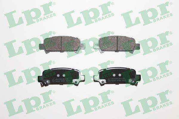LPR Bromsbelägg 05P838 05P838 LPR bromsklossar Dacia LOGAN