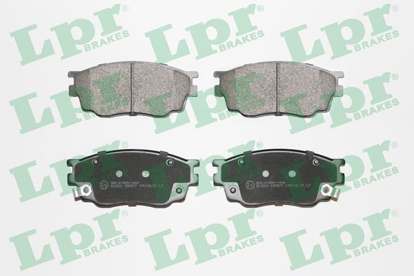 LPR Plaquettes de frein 05P877 05P877 Plaquette de frein sport MAZDA MX-3 LPR