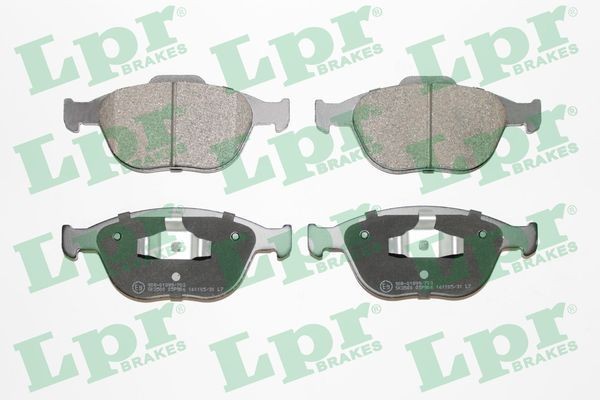 LPR Bromsbelägg 05P906 05P906 LPR bromsbelägg FORD B-MAX
