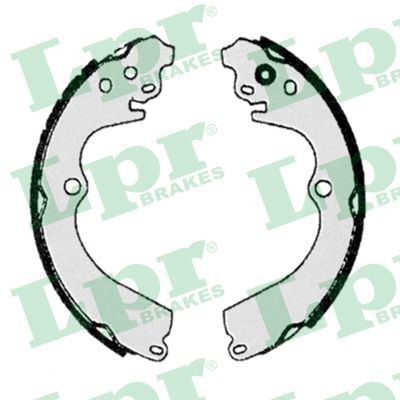 LPR Brake Shoe Set 06230 LPR 06230 Subaru Outback BR drum brake shoe support pads replacement