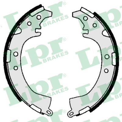 Piduriklotside komplekt LPR 06680 LPR 06680 DAIHATSU TERIOS 1999 Trummelpiduriklotsid