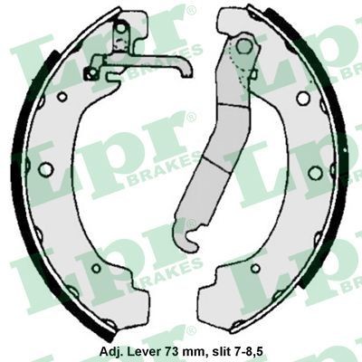 Jeu de mâchoires de frein LPR 06740 LPR 06740: Sabot de frein Volkswagen LT 2005