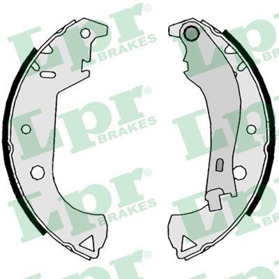 LPR Brake Shoe Set 07810 LPR 07810 Brake Shoe Set CADILLAC CTS I Saloon (GMX320) 3.6 257 hp 2006