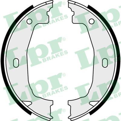 LPR Handbrake shoes 08100 LPR 08100 BMW F21 parking brake replacement