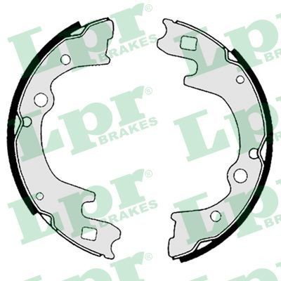 LPR Piduriklotside komplekt 08270 LPR 08270 Trummelpiduriklotsid Mazda 3 bm hind