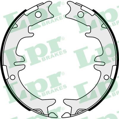 LPR Handbromsbackar 08340 LPR 08340 Handbromsbackar Previa / Estima II (XR30) original