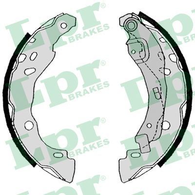LPR Brake Shoe Set 08630 08630 LPR brake shoes for ALFA ROMEO SPIDER